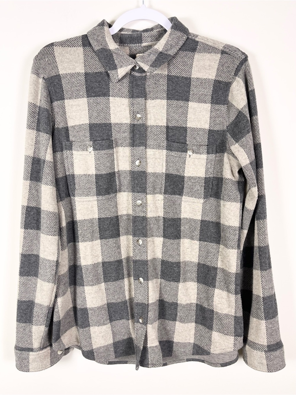Faherty Womens Legend Sweater Shirt Buffalo Check Button-Up Size M Tuckernuck